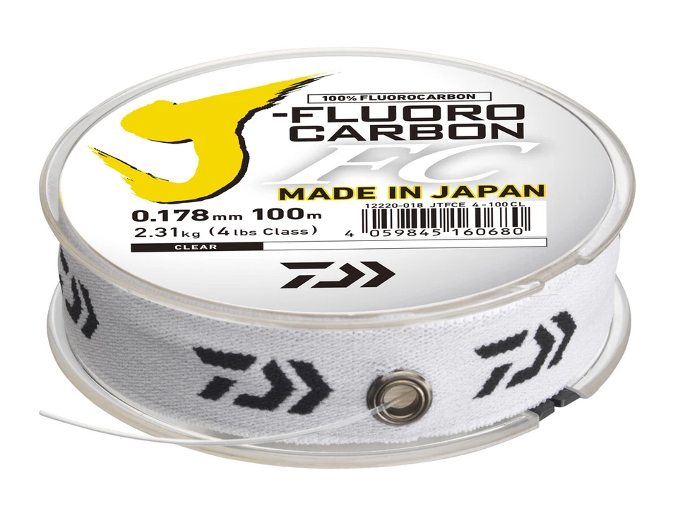 Daiwa J-Fluorocarbon Leader 100m Coulant Fluorocarbon Fils - Photo 2/2