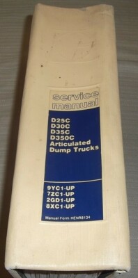 CAT CATERPILLAR D25C D30C D35C D350C DUMP TRUCK SHOP REPAIR SERVICE MANUAL