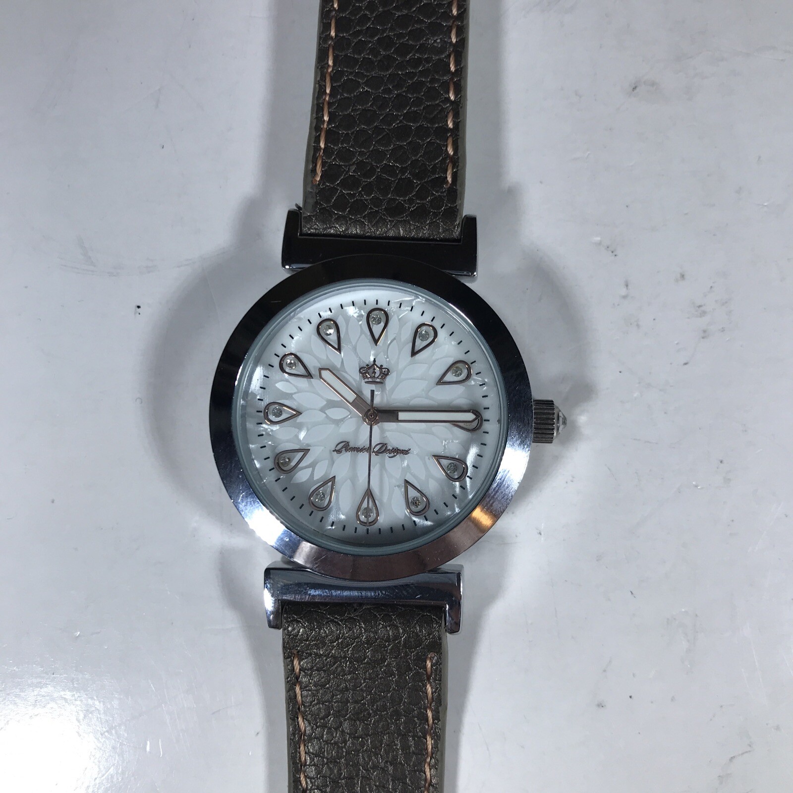PREMIER DESIGNS Women's Silver Tone 36mm Watch Green and/or Brown Band  PP1287 | eBay