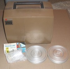 Vintage GAF Model 2388 DUAL-8mm Automatic Load Movie Projector Runs Untested