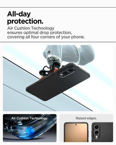 Do Galaxy S25 Edge | Spigen Liquid Air Odporna na wstrząsy poduszka powietrzna Etui na telefon - Zdjęcie 20 z 46