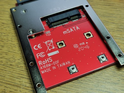 1 x SAT32MSAT257 mSATA SSD to 2.5in SATA Adapter Converter StarTech.com 06503085 - Afbeelding 3 van 5