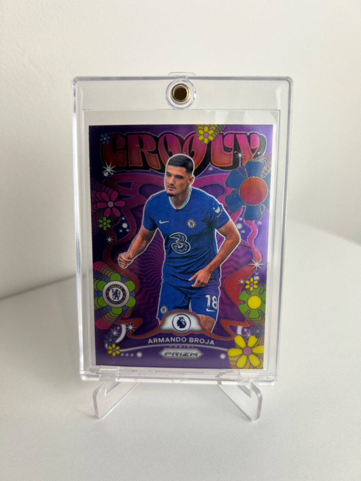 2022-23 PANINI PREMIER LEAGUE PRIZM #4 Armando Broja Chelsea SSP Groovy