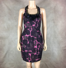 J.CREW Linen Blend Tassel Halter Dress Size 0