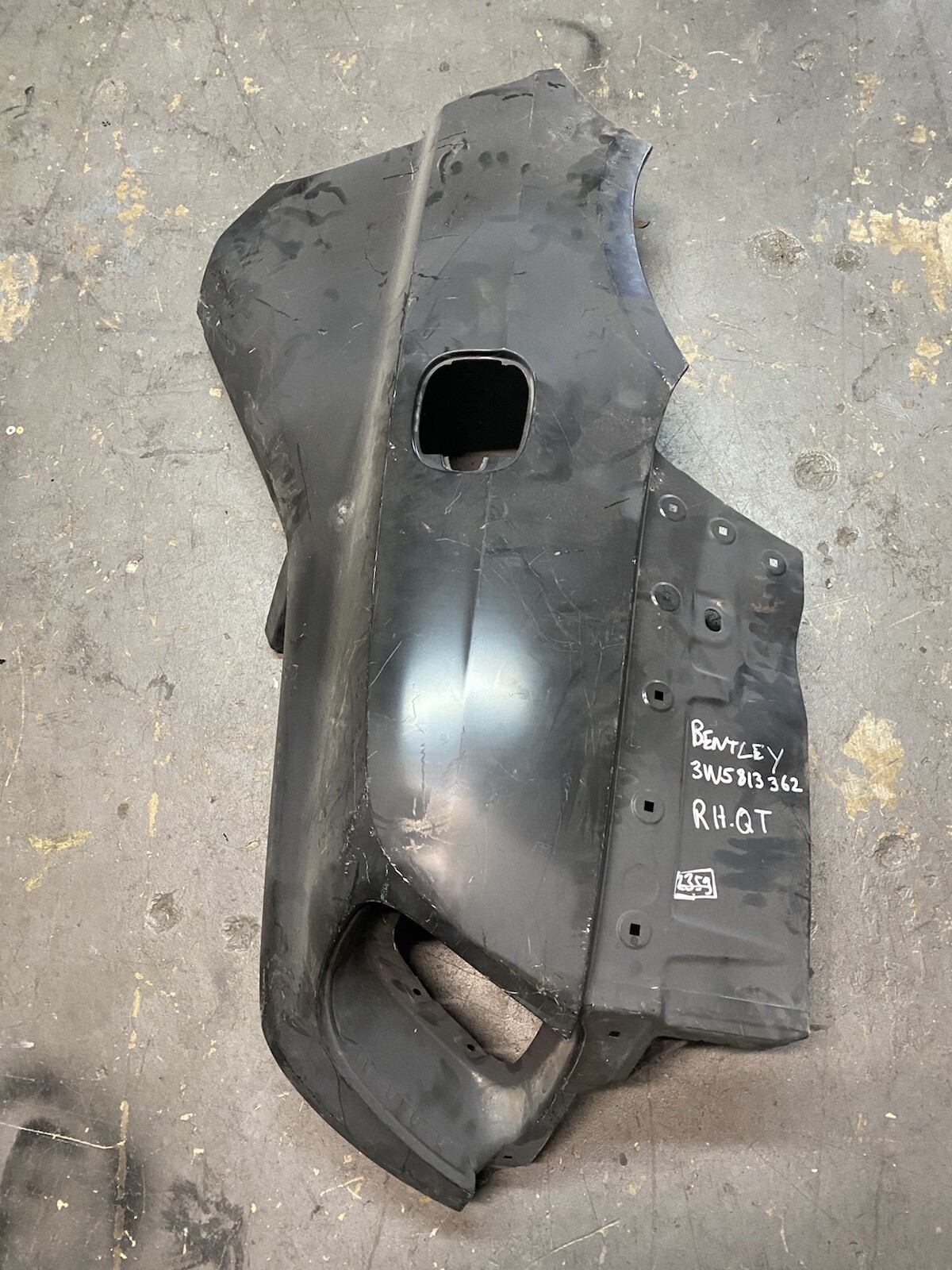 Bentley Continental Flying Spur right passenger side quarter panel 