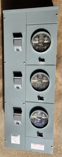 SQUARE D EZML333225 225 AMP EZ METER PAK 3 Banks At 208/120V With Main Breakers!