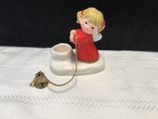Vintage Colonial Candle Christmas Angel Candle Stick Holder  (GG35)