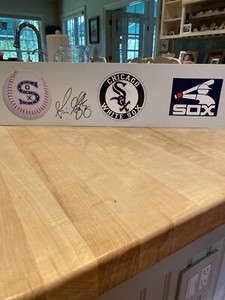 GIO GONZALEZ CHICAGO WHITE SOX PITCHING SLAB - RUBBER