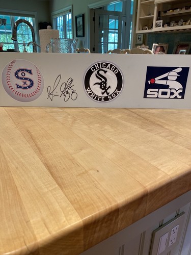 GIO GONZALEZ CHICAGO WHITE SOX PITCHING SLAB - RUBBER