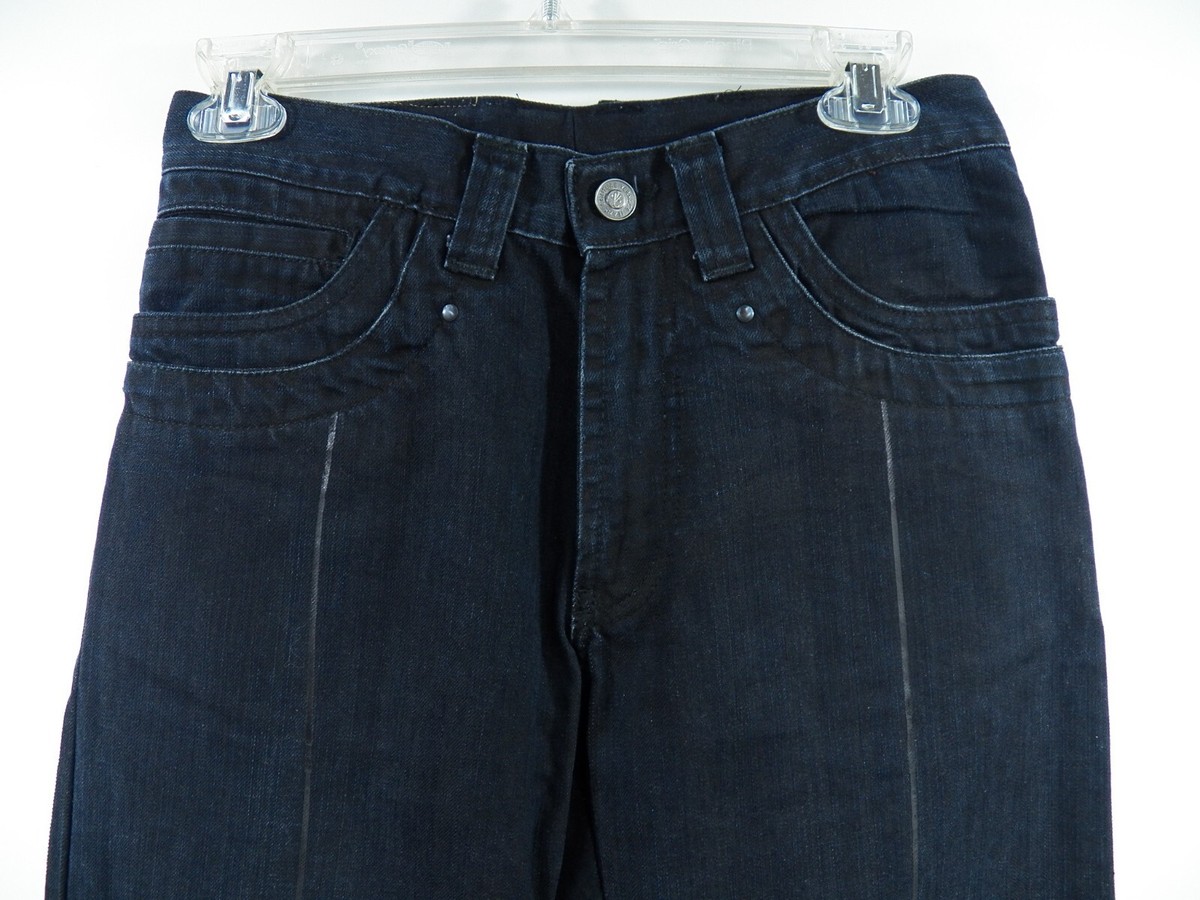 VERSACE JEANS COUTURE VJC WOMENS 30 DENIM JEANS DARK NAVY BLUE