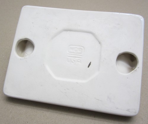New Old Stock Porcelain Tile-In Shower Soap Dish, White, HCP - USA Made, MCM! - Picture 3 of 4