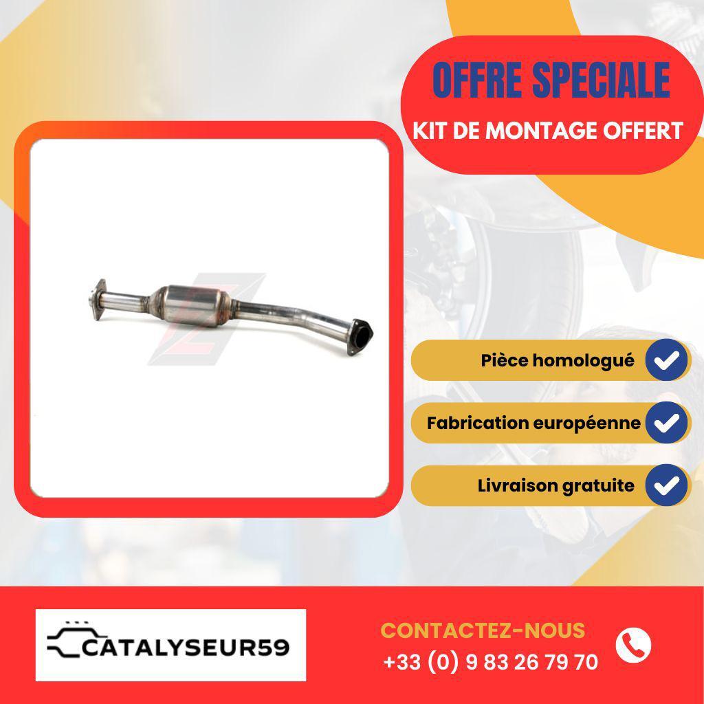 Catalyseur Land Cruiser 3.0TD 175cv 1KDF bloc d'échappement antipollution diesel