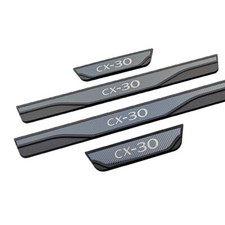 For 2023 Mazda CX30 Car Accessories Door Sill Protectors Scuff Plate Sticker