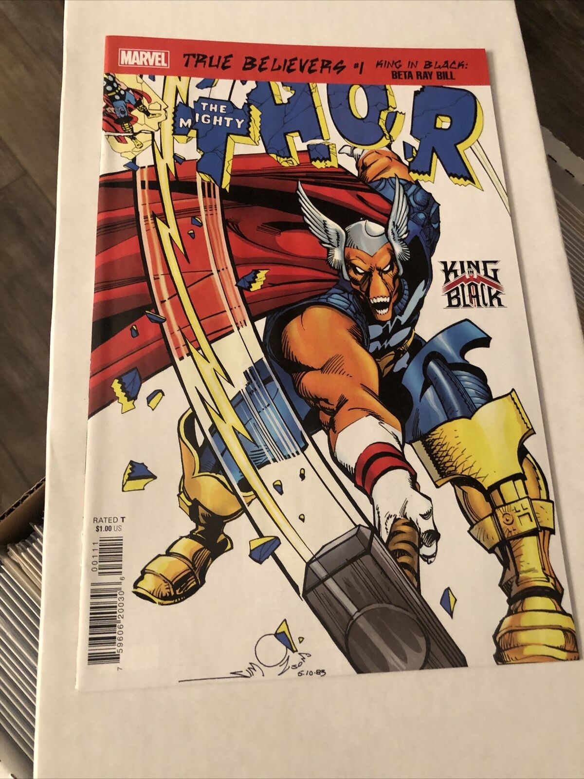 Thor #337 Reprint True Believers Beta Ray Bill 2020 Solid 9.6 or Better