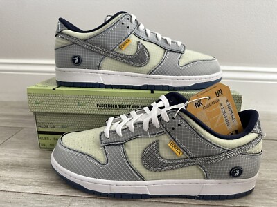 Union LA Nike Dunk Low Passport Pistachio DJ9649-401 Midnight Navy Marine Sz 12