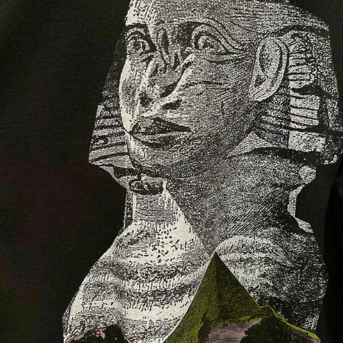 STUSSY SPHINX PIG DYED LS TEE BLACK | eBay