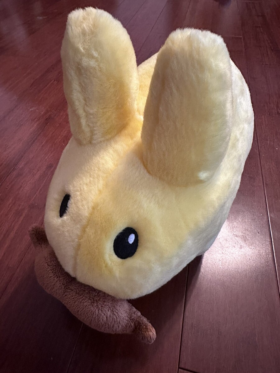 Large Kozik Kidrobot Yellow Labbit Mustache Plush 14 inch