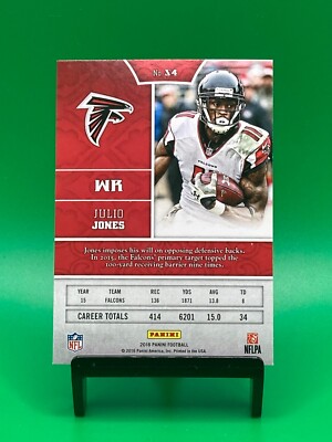 2016 Panini #54 Julio Jones ATLANTA FALCONS ALABAMA CRIMSON TIDE