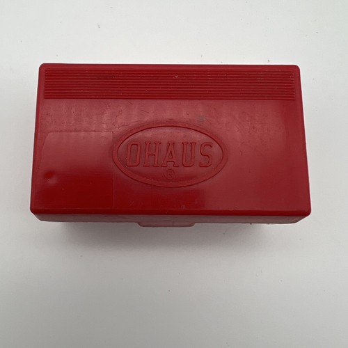 OHAUS Weight Scale Set Mercantile in Box - Vintage 50g to 1g + Milli Gs 5502 - Picture 2 of 7
