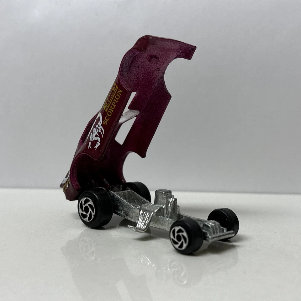 Rare 1/64 Scale Zee Purple Earl’s Scorpion Dodge Charger Funny Car P393 Loose — 第 2/4 张图片