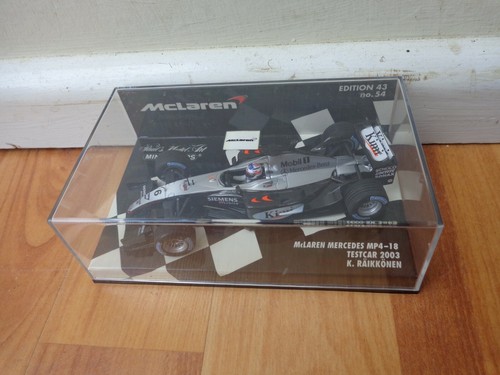 A Minichamps Maclaren Collection 1/18 Scale Boxes F1 Race Car Group Jjd6 Edreh