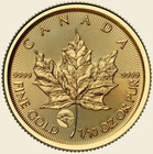 2025 1/10 Oz .9999 Gold Canada Treasured Maple Leaf Polar Bears Privy in Card!