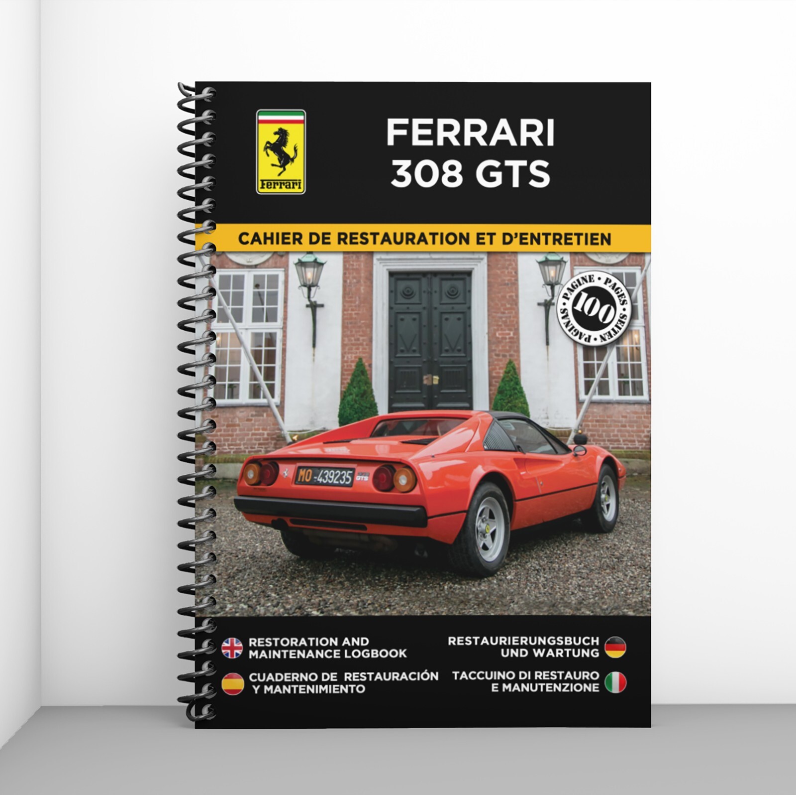 Ferrari 308 GTS livre maintenance auto vintage avec fiches techniques