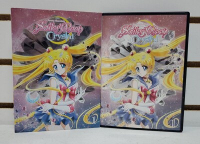 Sailor Moon Crystal Part 1 (DVD, 2014, 2-Disc Set) w/ Slipcover, Pre-Owned