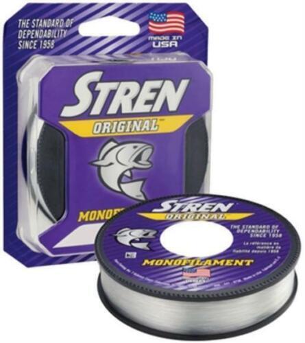 Vintage Dupont Stren Fluorescent Plastic Fishing Line Spool