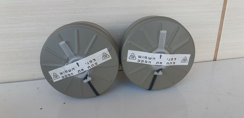 lot 2 NEW SEALED PREMIUM ISRAELI ISRAEL 40mm GAS MASK FILTER NATO NBC - Picture 2 of 4