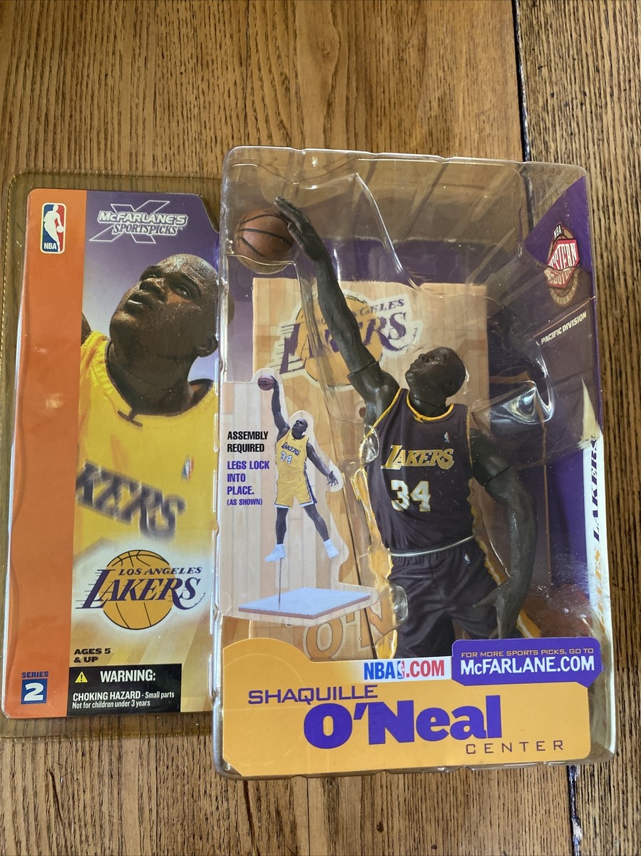 McFarlane NBA 2 Shaquille O'Neal Purple Variant #34 Angeles LA