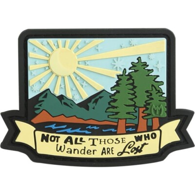 Maxpedition Wander Not Lost Patch Full Color With Extra Loop-Field Lined Sheet
