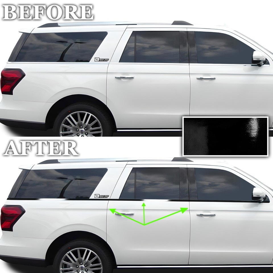 X3 29 Inch Hood & Side Runner Decal Set Fits Ford Expedition - Foto 9