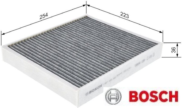 Bosch 1987435502 Filter FüR Innenraumluft Innenraumfilter Filter-image