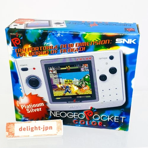 Neo Geo Pocket Color Console Platinum Silver OPEN BOX SNK