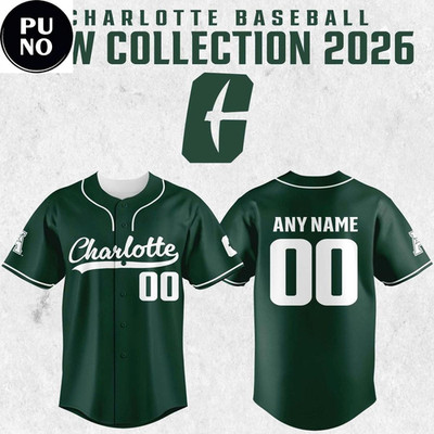 Custom Name - Charlotte New Look 2026 Personalized Baseball Jersey - All Size