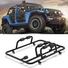 Hard Top Carrier Storage Cart Rack Steel For Jeep Wrangler Yj Tj Gladiator 76-24 Hard Top Carrier Storage Cart Rack Steel For Jeep Wrangler Yj Tj Gladiator 76-24