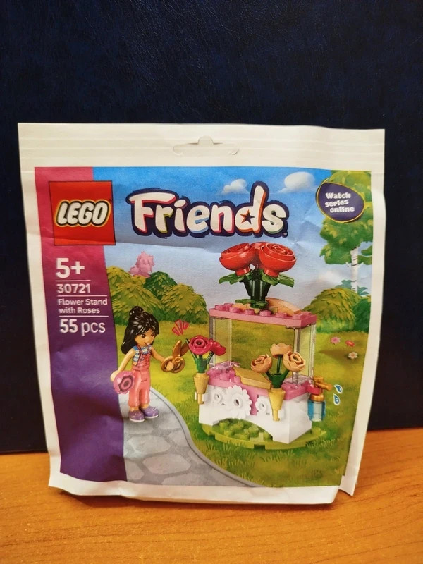 LEGO Friends 30721 Polybag - Flower Stand with Roses NUOVO SIGILLATO - Immagine 5