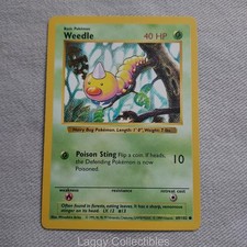Weedle [Shadowless] #69 Prices | Pokemon Base Set | Pokemon Cards