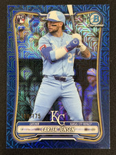 2026 Bowman Chrome • Carter Jensen RC 66 • Navy Blue Mojo Refractor /175