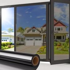 Coavas One Way Privacy Window Film Reflective Window Tint for Home,Static Cli...