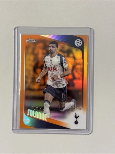 2025-26 Topps Chrome UCC Dominic Solanke Orange Refractor /25