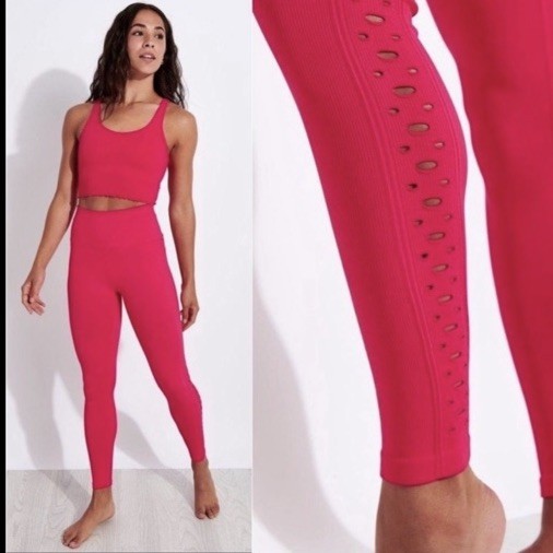 Spiritual Gangster Self Love Leggings in Cherry Pink women’s XS/S Fitness