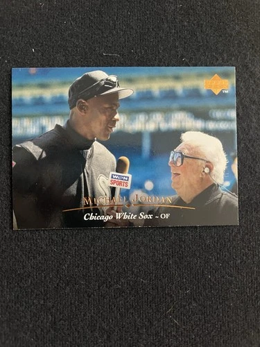 MICHAEL JORDAN 1994-95 Upper Deck BASEBALL Card# 200 White Sox Bulls