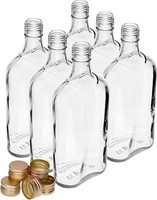 6× Glasflasche 500 Ml – Schraubverschluss, Spirituosen, LiköR, ÖL & Sirup
