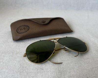 Vintage B&L Ray-Ban Outdoorsman Aviator 1/30 10K GF G15 Cable