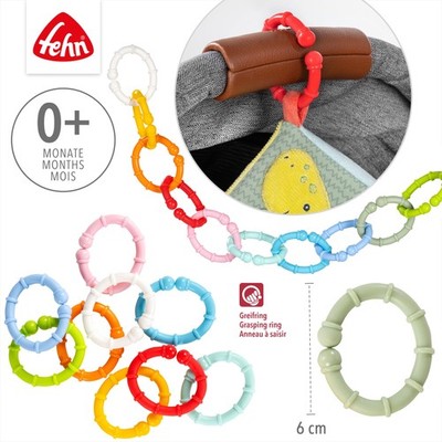 Befestigungsring Set Fehn - Haken für Babyschale, Laufgitter, Bettchen 0+