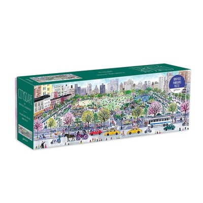 Michael Storrings Cityscape 1000 Piece Panoramic Puzzle Galison
