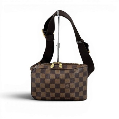 LOUIS VUITTON Geronimos Damier Ebene Brown Sling Body Bag N51994
