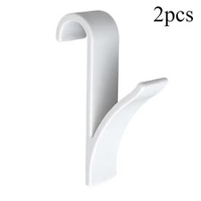 2Pcs PREMIUM Hanger for Heated Towel Shower Rail Radiator Tubular Bath Hook - UK